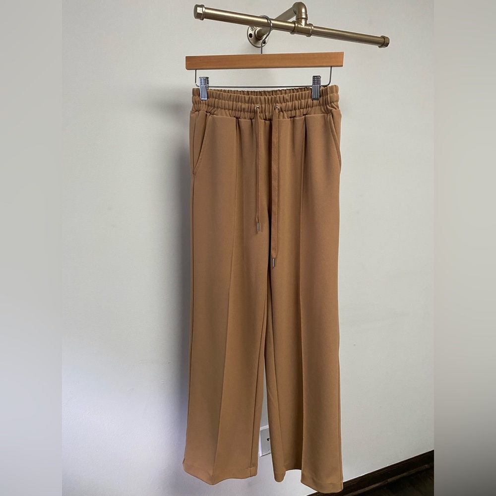 Beige Drawstring Pant